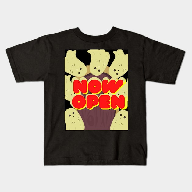 open door Kids T-Shirt by ANYIN